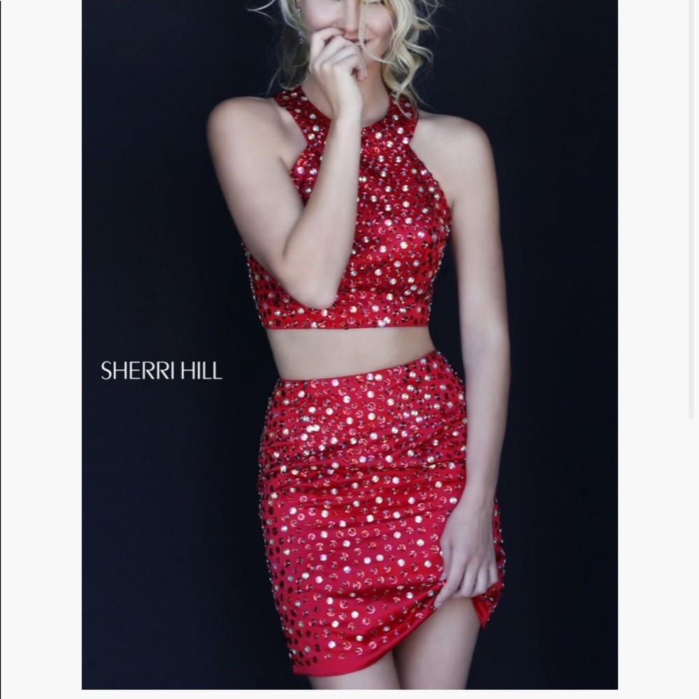 Sherri Hill two-piece formal dress